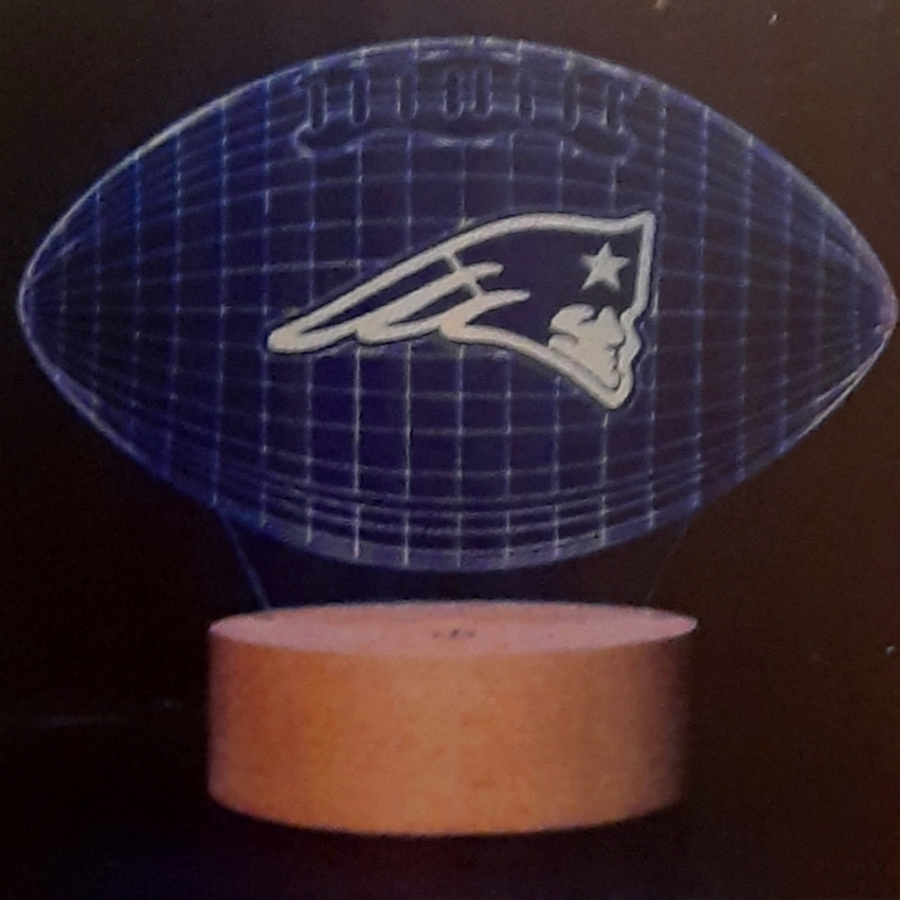 New England Patriots 3D Illusion Lamp
